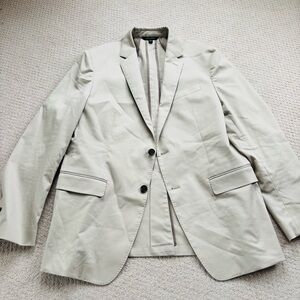 Banana republic tan men’s suit jacket blazer
